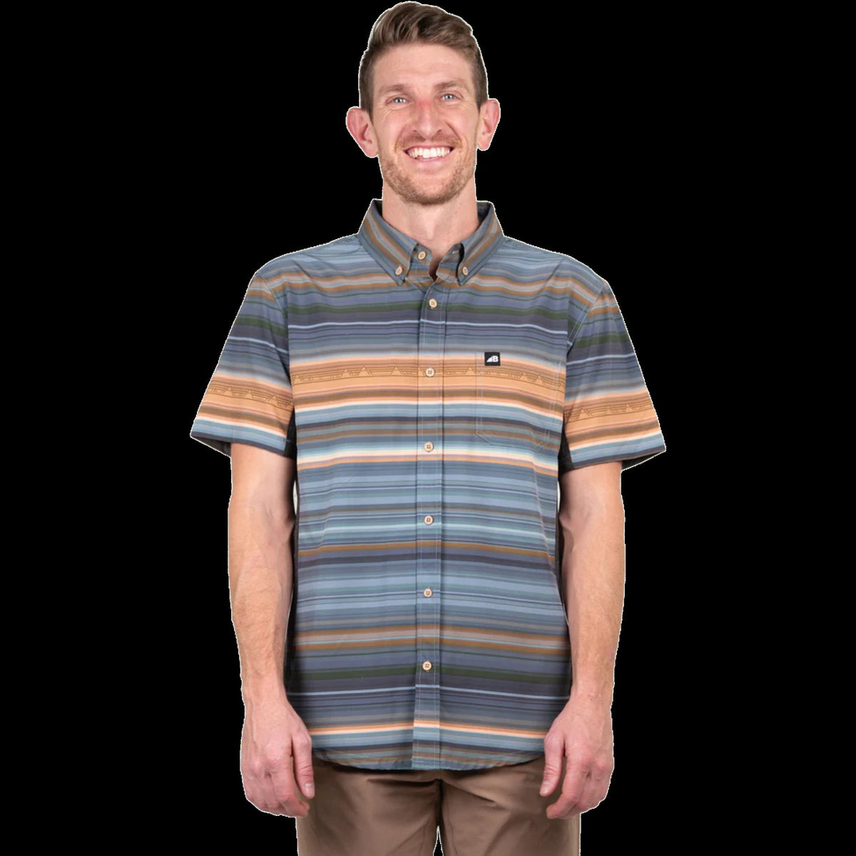 Belong Designs Vista Stretch Button Down - Men's