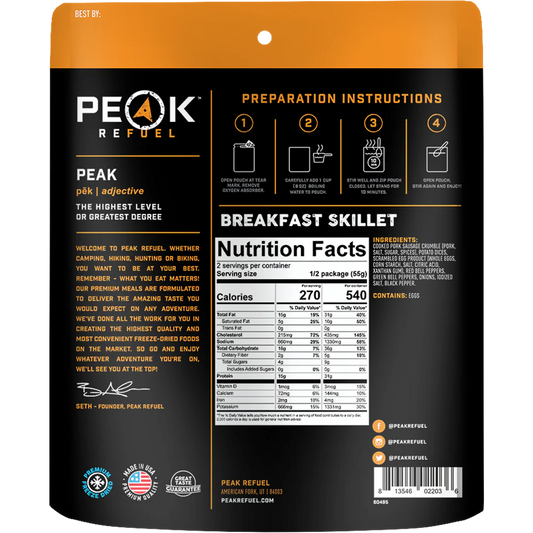 Peak ReFuel Breakfast Skillet v3|15646