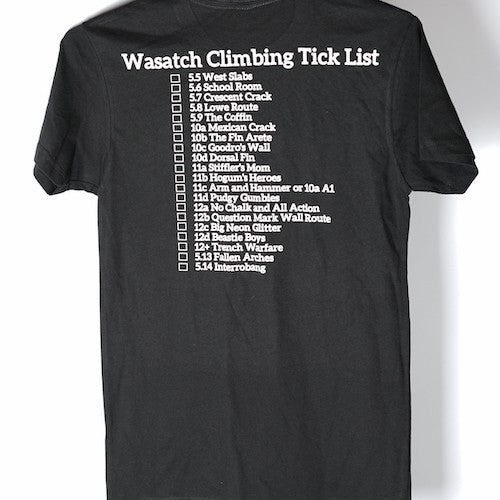 The Gear Room - Climbing Tick List Shirt - The Gear Room