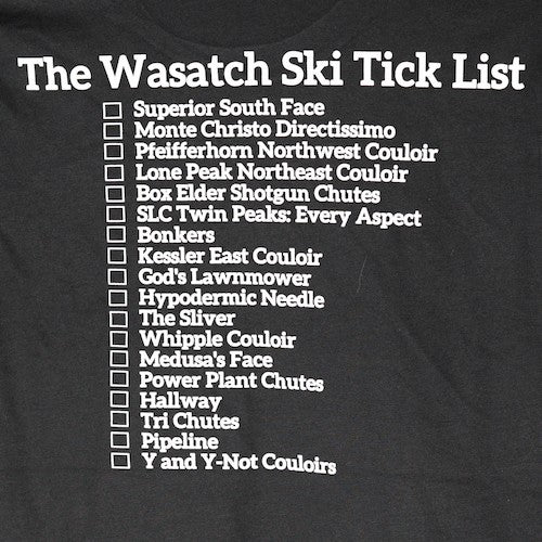 The Gear Room - Ski Tick List Shirt|3268