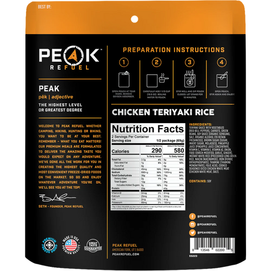 Peak ReFuel Chicken Teriyaki Rice|15647