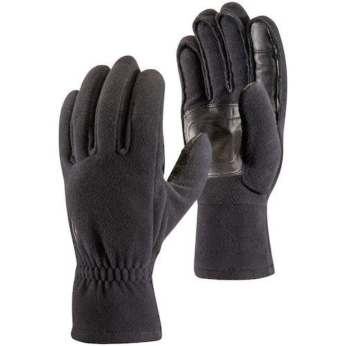 black diamond polartec handschuhe Black Diamond MidWeight Windbloc Fleece Gloves - Black