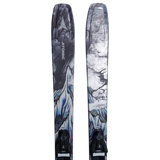 Atomic Bent 100 Skis, 2025 + Attack LYT 11 demo binding - (172cm)