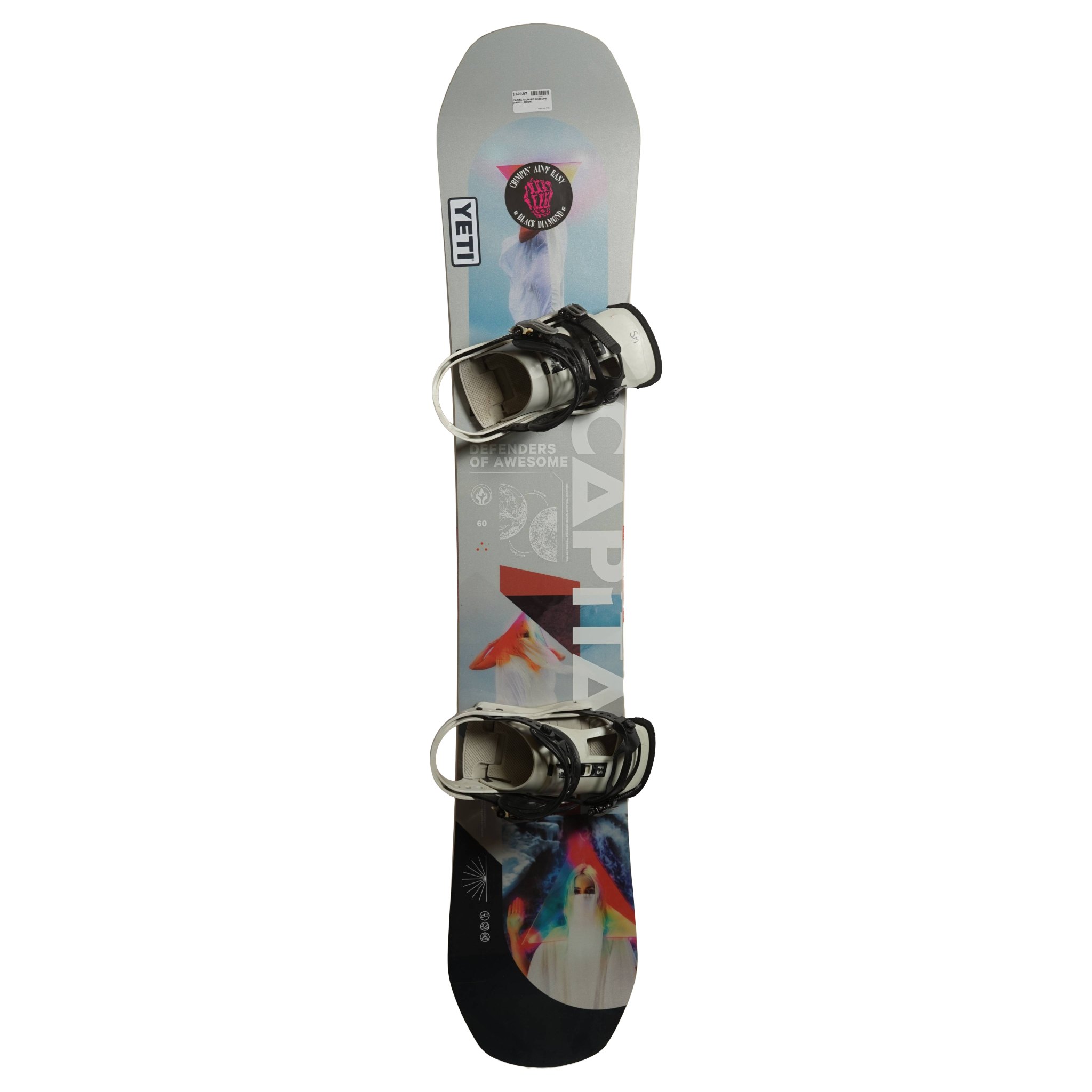 Capita DOA Snowboard, 2023 + Burton Binding's - Men's (160cm