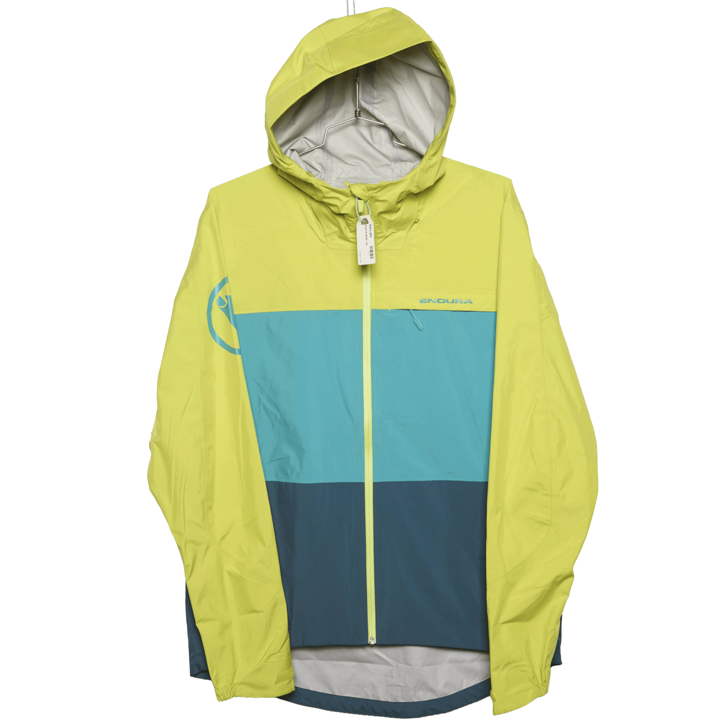 Endura SingleTrack Waterproof Jacket II, Lime Green - Men's - The Gear Room