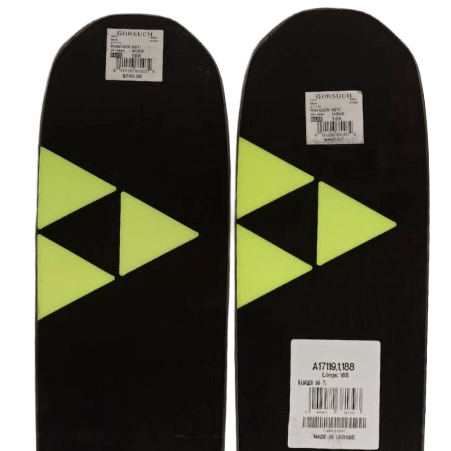 Fischer Ranger 99 Flat Skis (Never Mounted) - The Gear Room