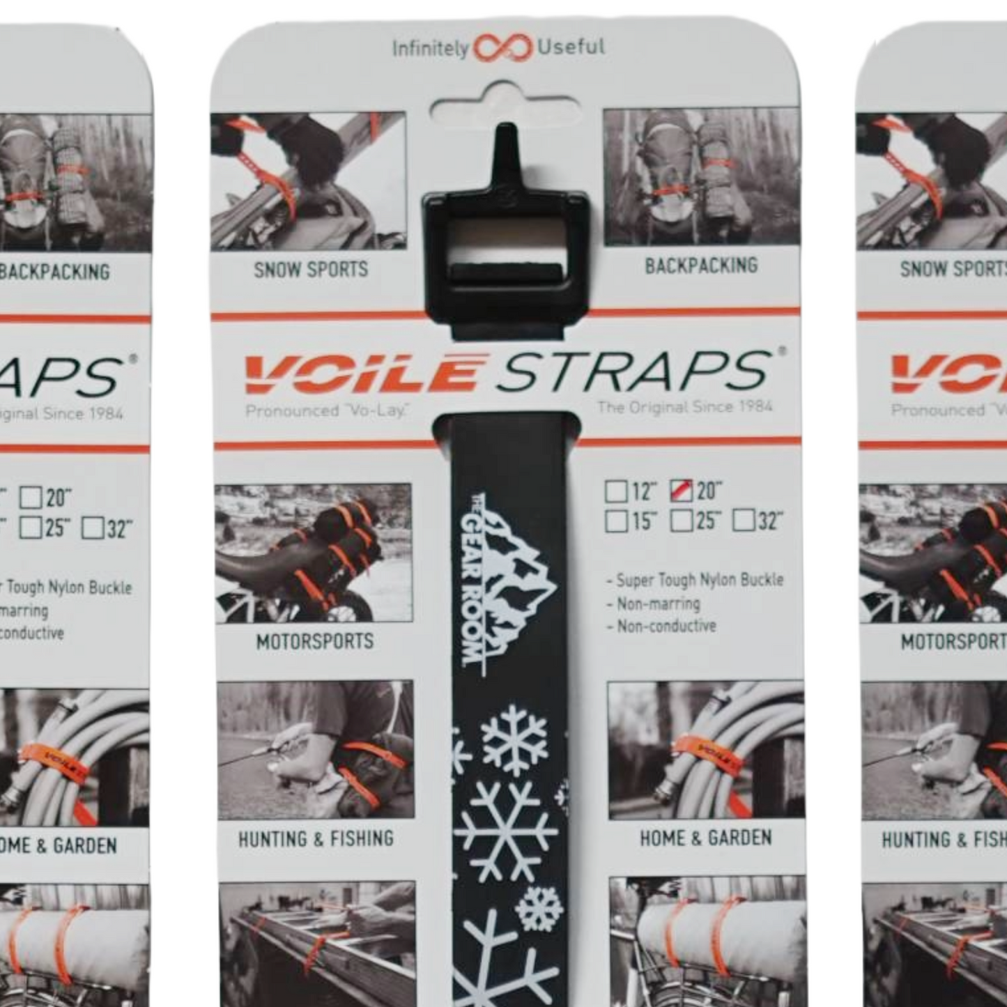 The Gear Room Snowflake Strap 20"