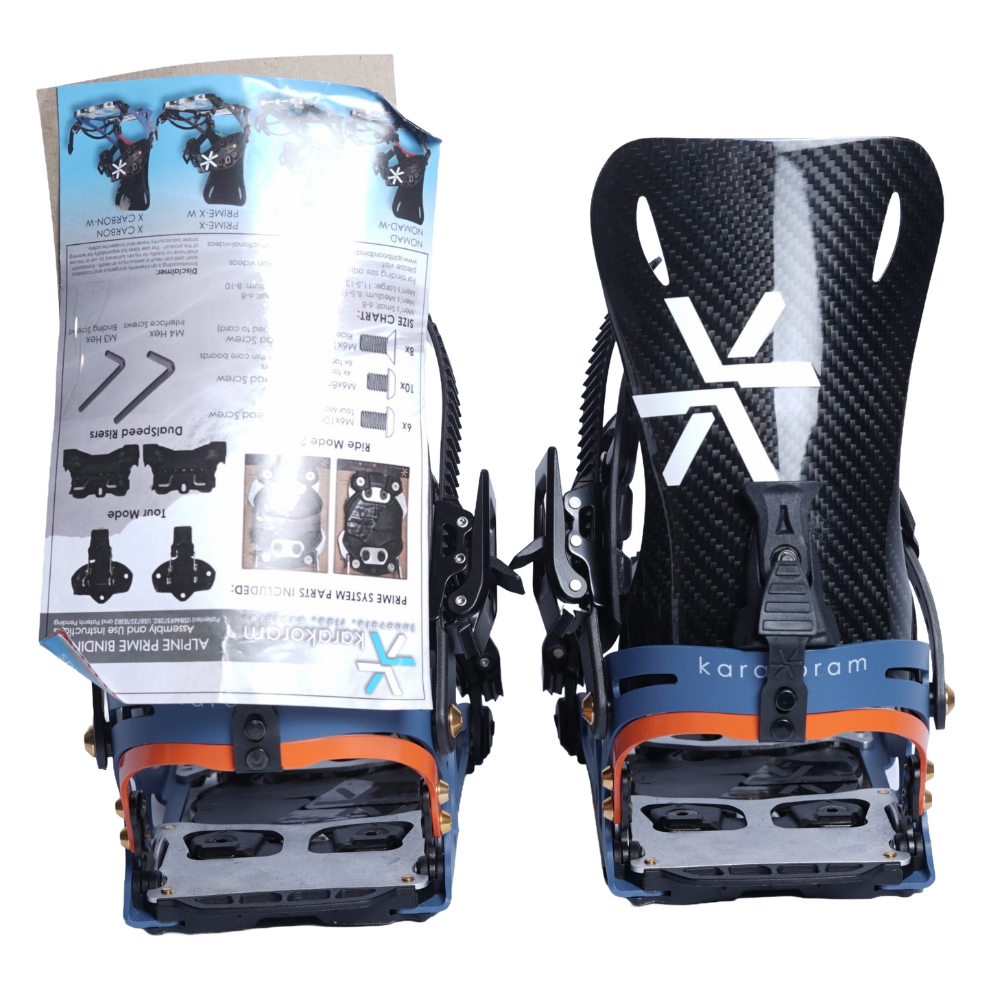 Karakoram Prime-X Carbon Split Board Bindings - Men's (M)