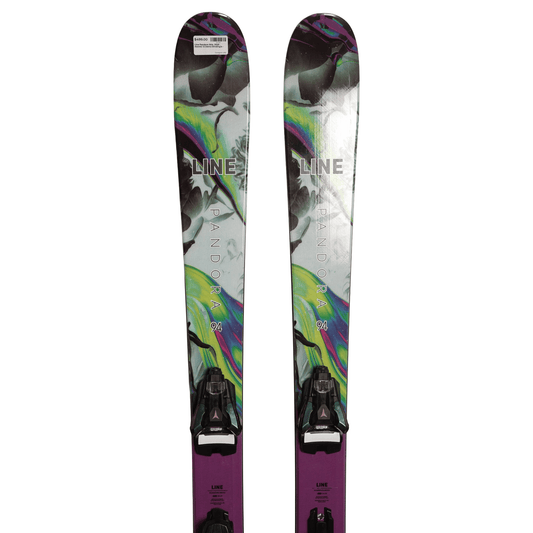 Line Pandora Skis, 2025 + Strive 12 Demo Binding's - Women's (154cm) - The Gear Room