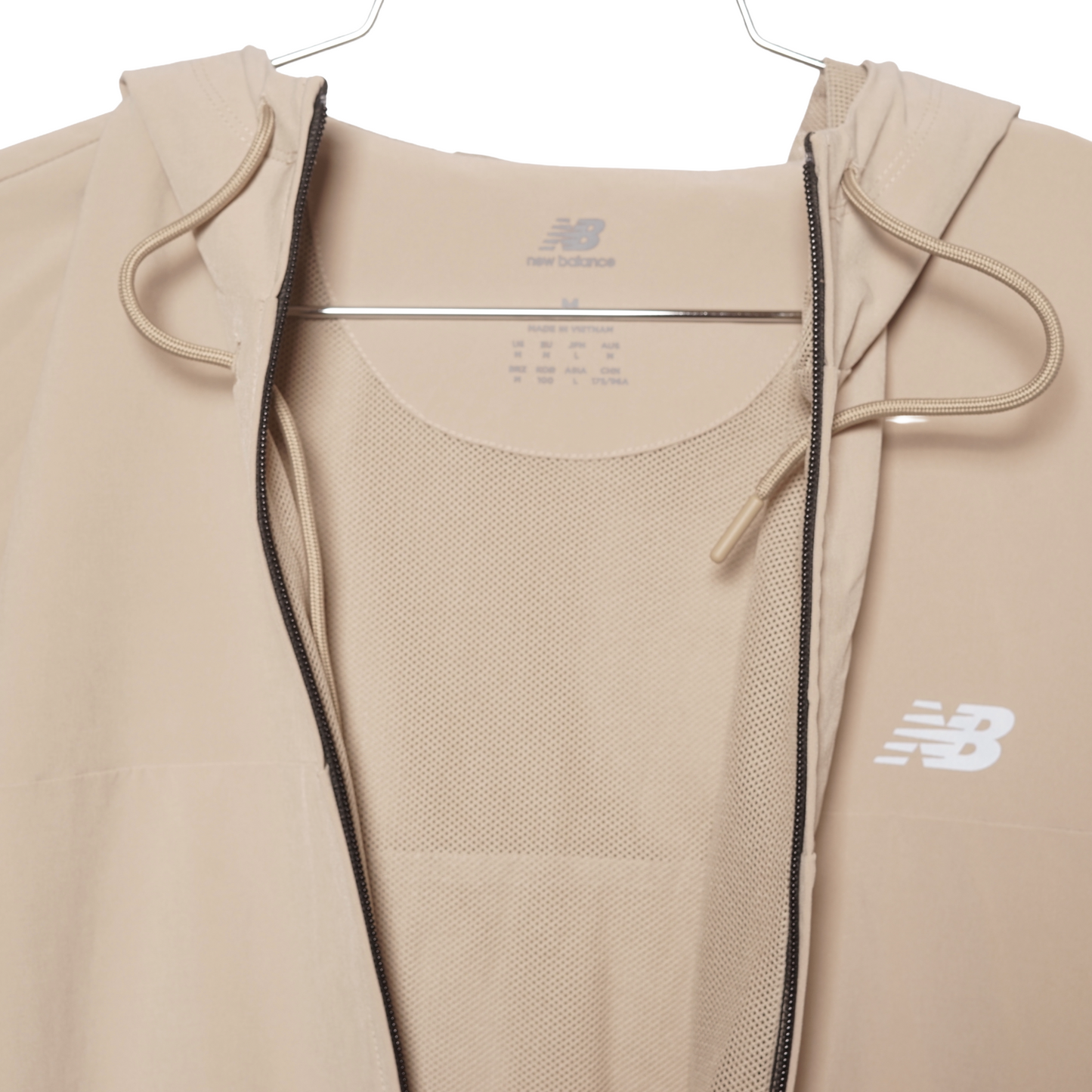 New Balance Woven Full Zip Jacket, Stoneware - Men's