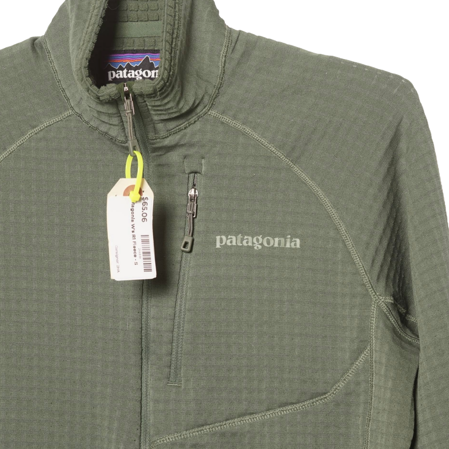 Patagonia R1 Pullover, Terrain Green - Women's (S)