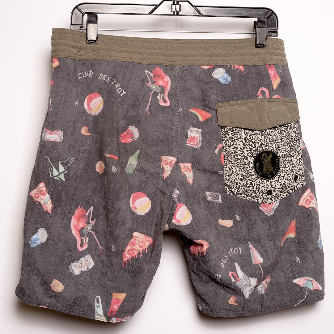 Volcom Club Destroy Slingr 16" Boardshorts - Men's (32)