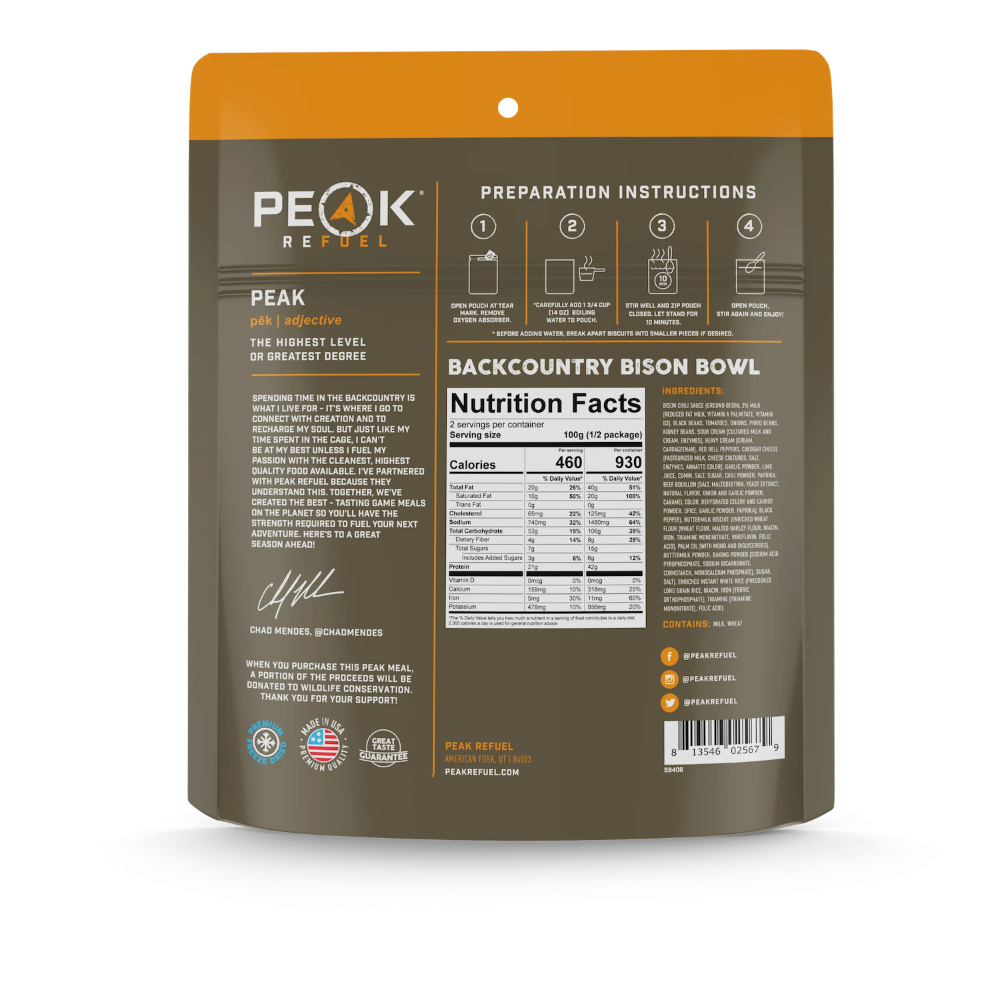 Peak ReFuel Mendes Backcountry Bison Bowl Pouch|15644