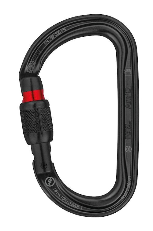 Petzl Am'D Carabiner Black - The Gear Room