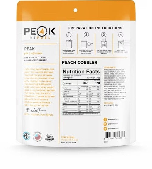 Peak ReFuel Peach Cobbler|9513