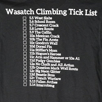 The Gear Room - Climbing Tick List Shirt - The Gear Room