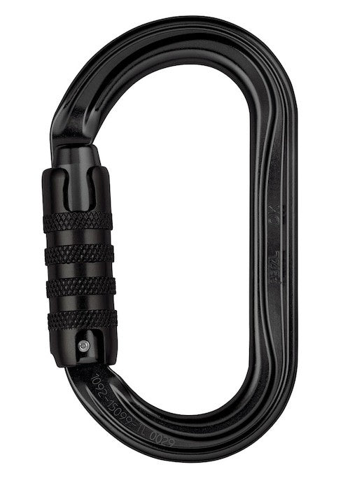 Petzl OK Carabiner BLACK - The Gear Room
