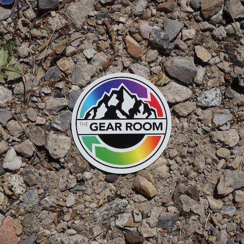 The Gear Room Circle Rainbow Sticker