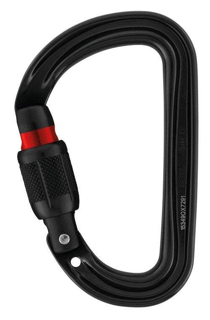 Petzl Sm'd Carabiner BLACK (Carabiner Type: Screw-Lock)