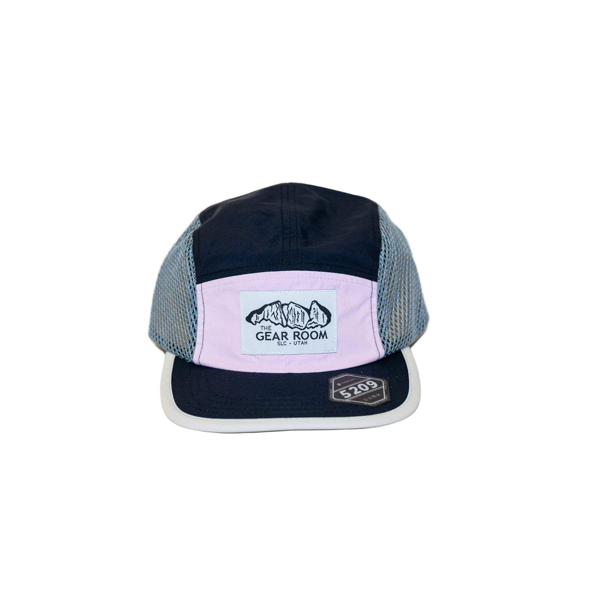 The Gear Room 5 Panel Mesh Hats (Logo: White)