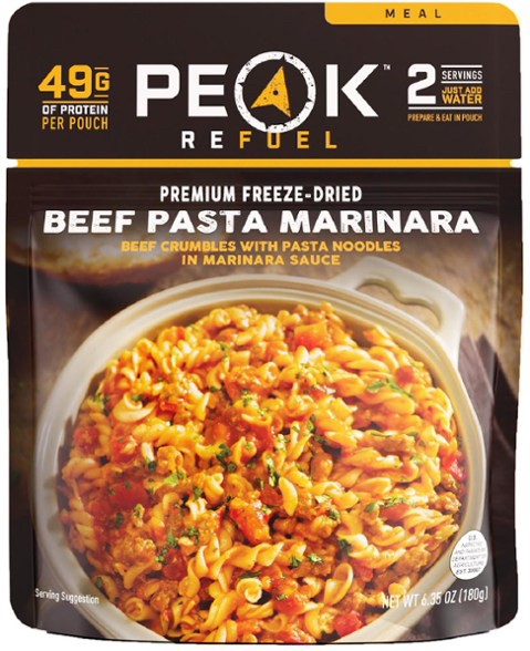 Peak ReFuel Beef Pasta Marinara|1237