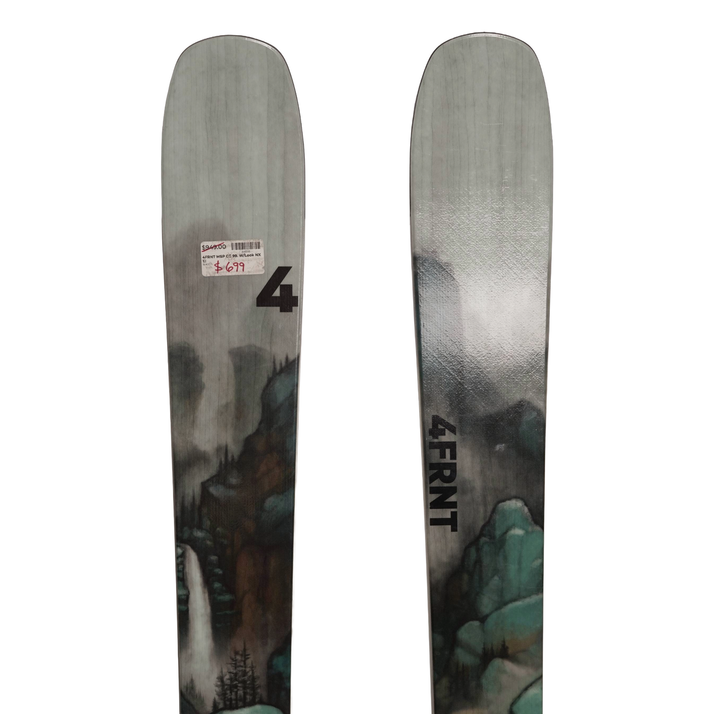 4FRNT MSP CC 99 Skis + Look NX 12 Binding's - Men's (159cm