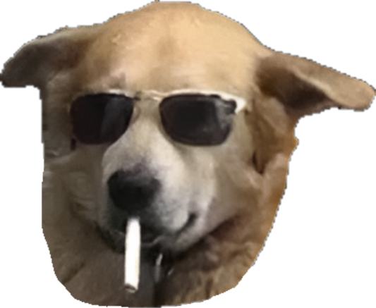 Smokey Dog Sticker|14329