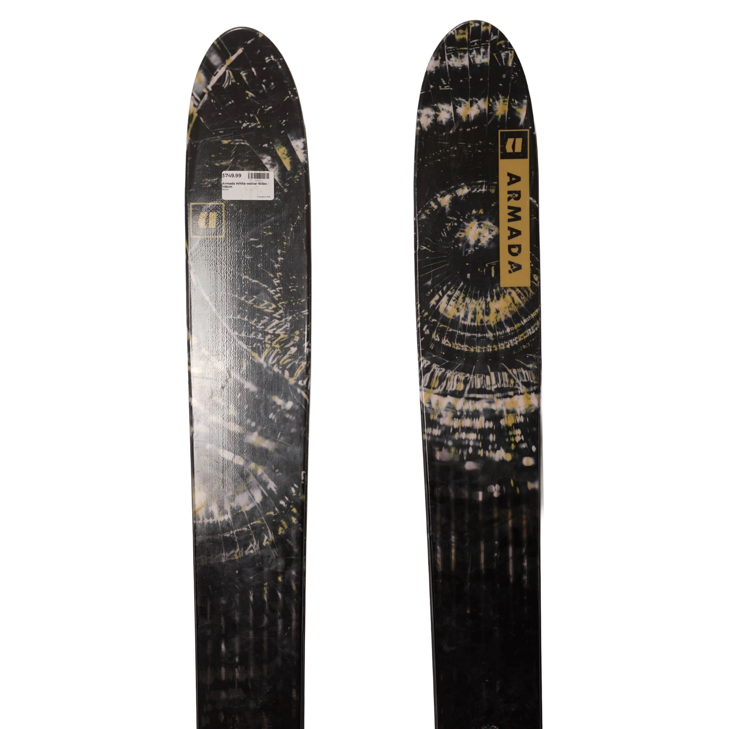 Armada White Walker Skis + Hagan Boost 12 AT Bindings - Men's