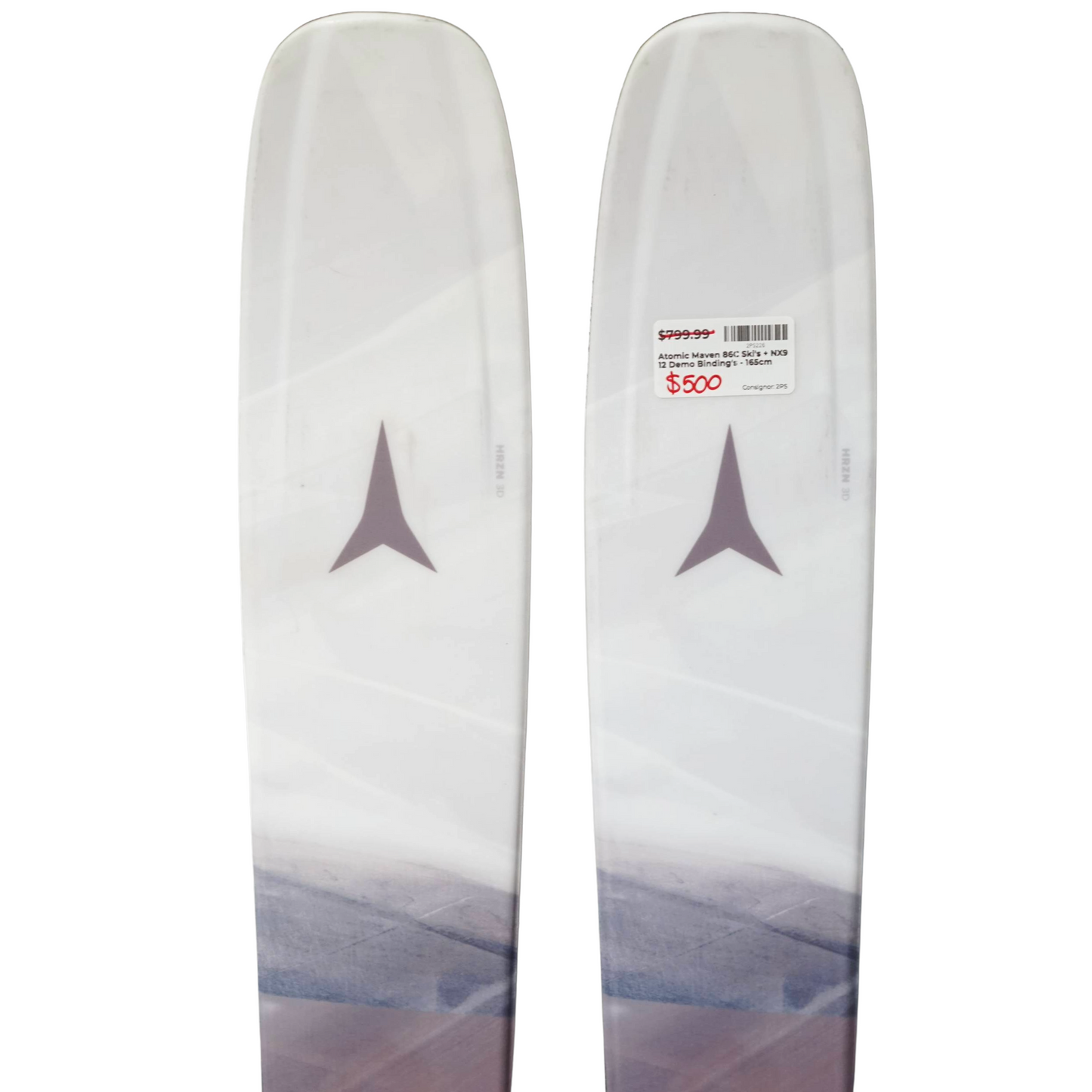 Atomic Maven 86C Skis + NX9 12 Demo Bindings (165cm)