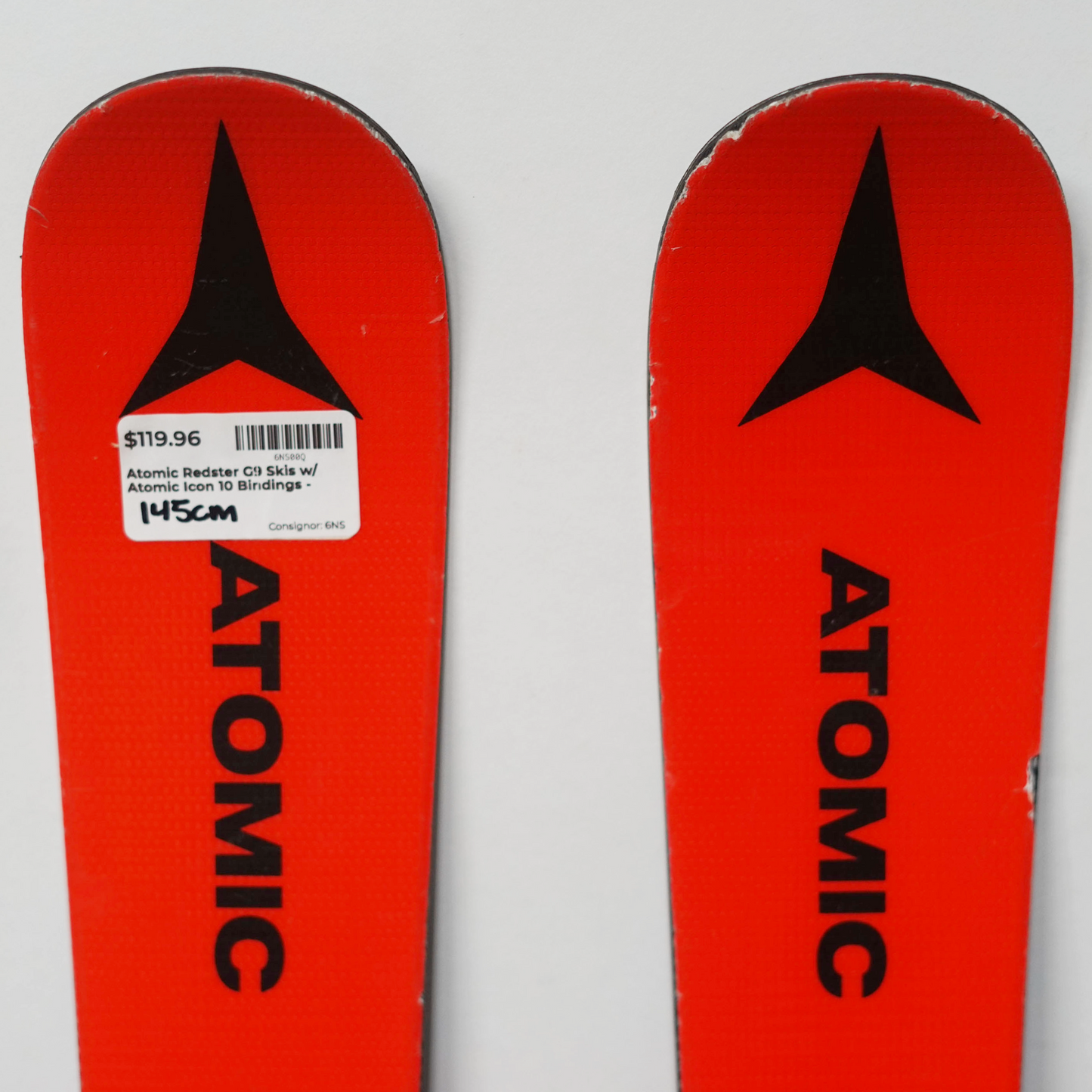 Atomic Redster G9 Junior Race Skis w/ Atomic Icon 10 Bindings