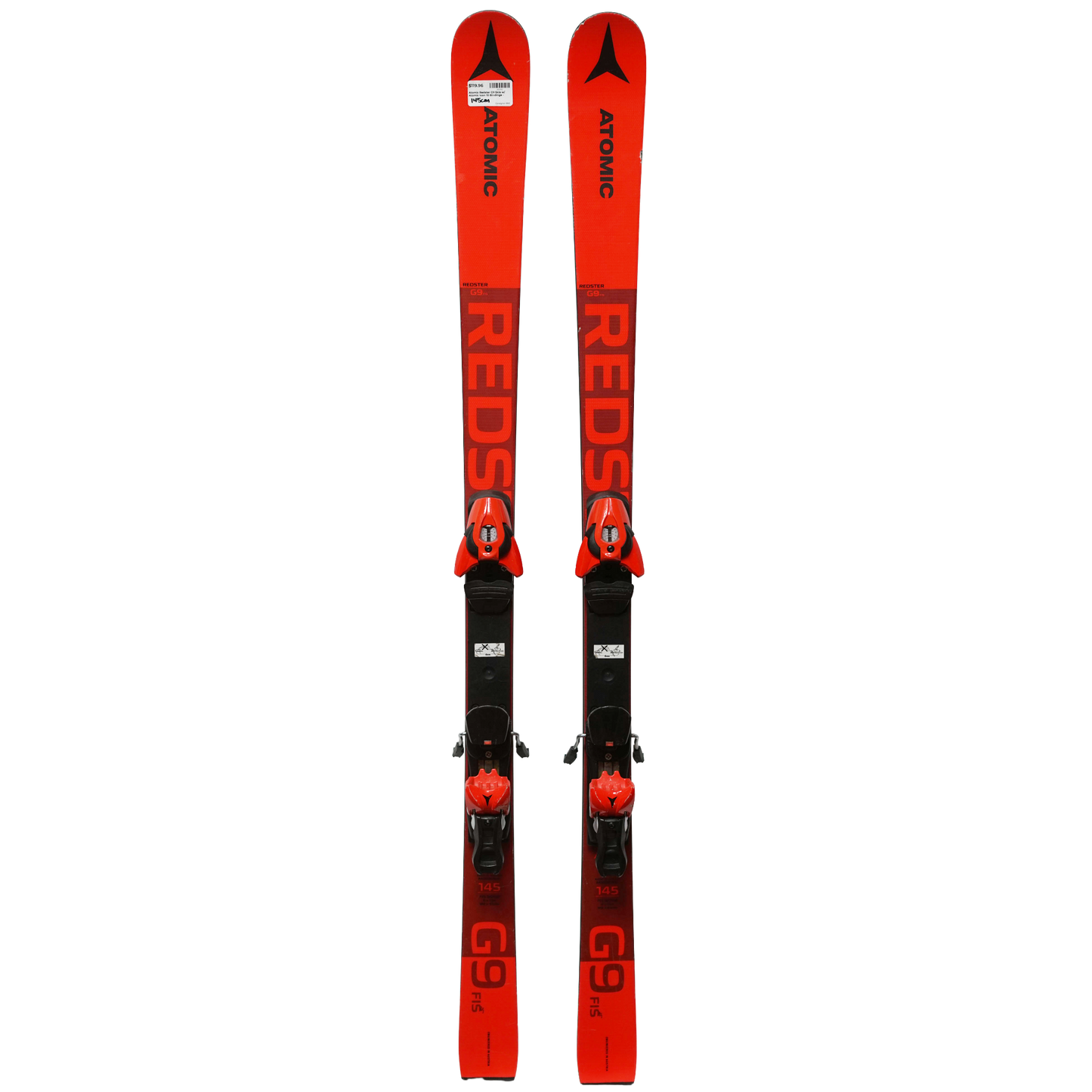 Atomic Redster G9 Junior Race Skis w/ Atomic Icon 10 Bindings