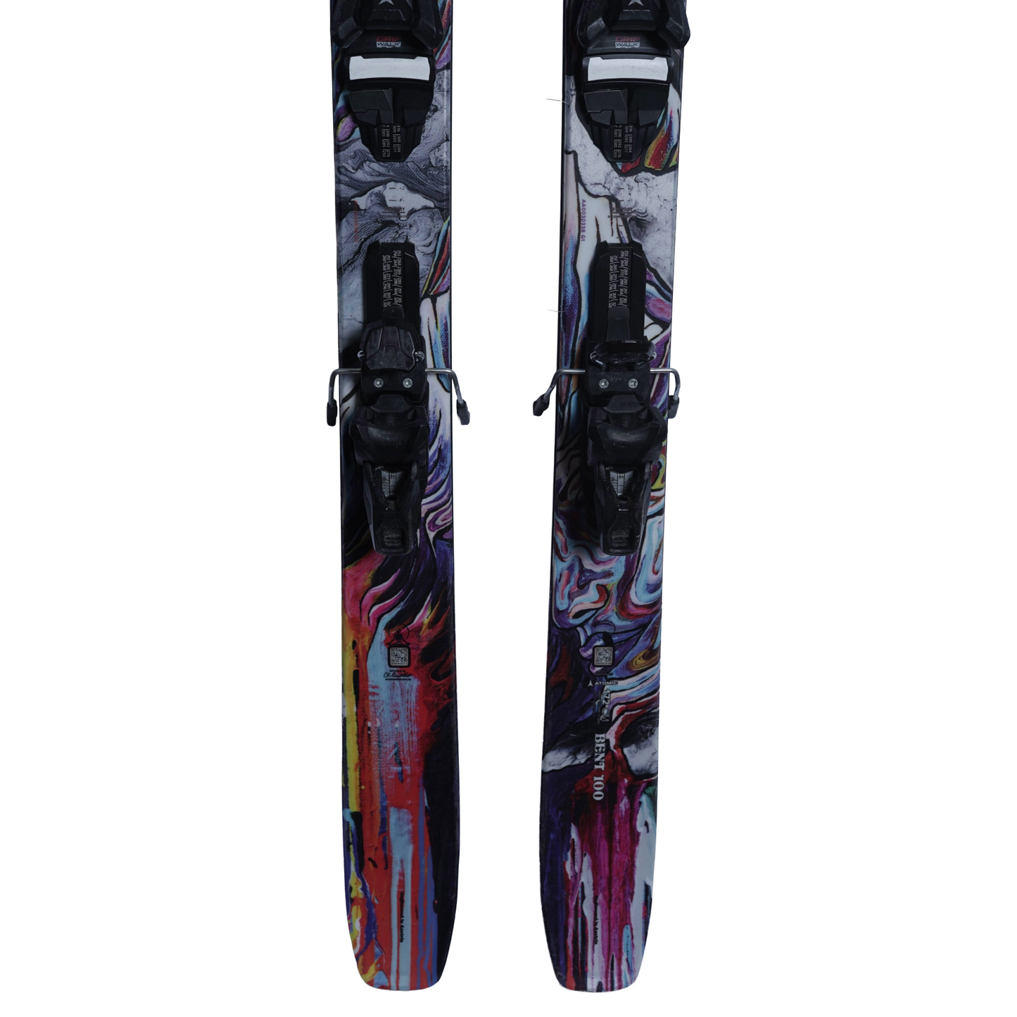 Atomic Bent 100 Skis, 2025 + Attack LYT 11 demo binding - (172cm)
