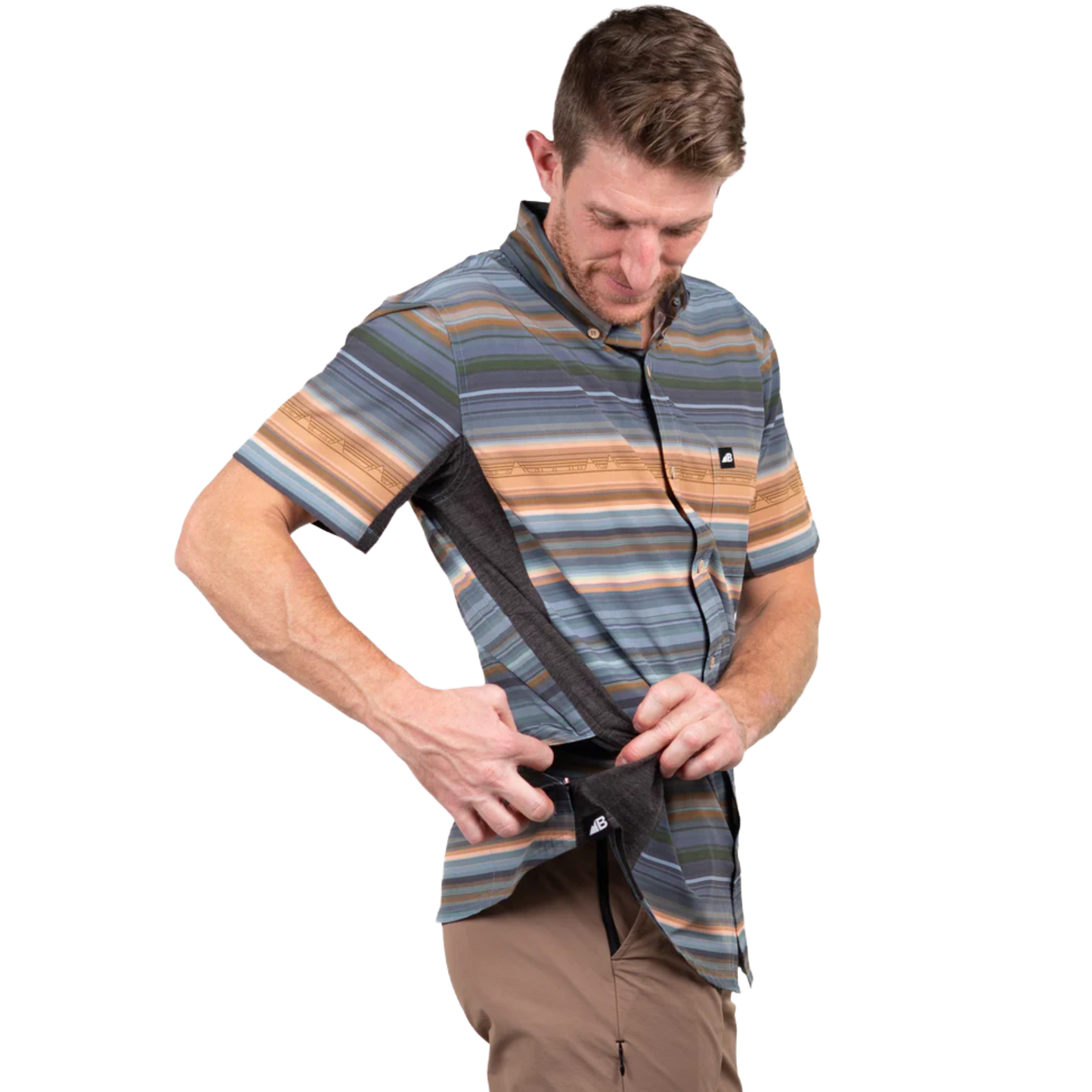 Belong Designs Vista Stretch Button Down - Men's
