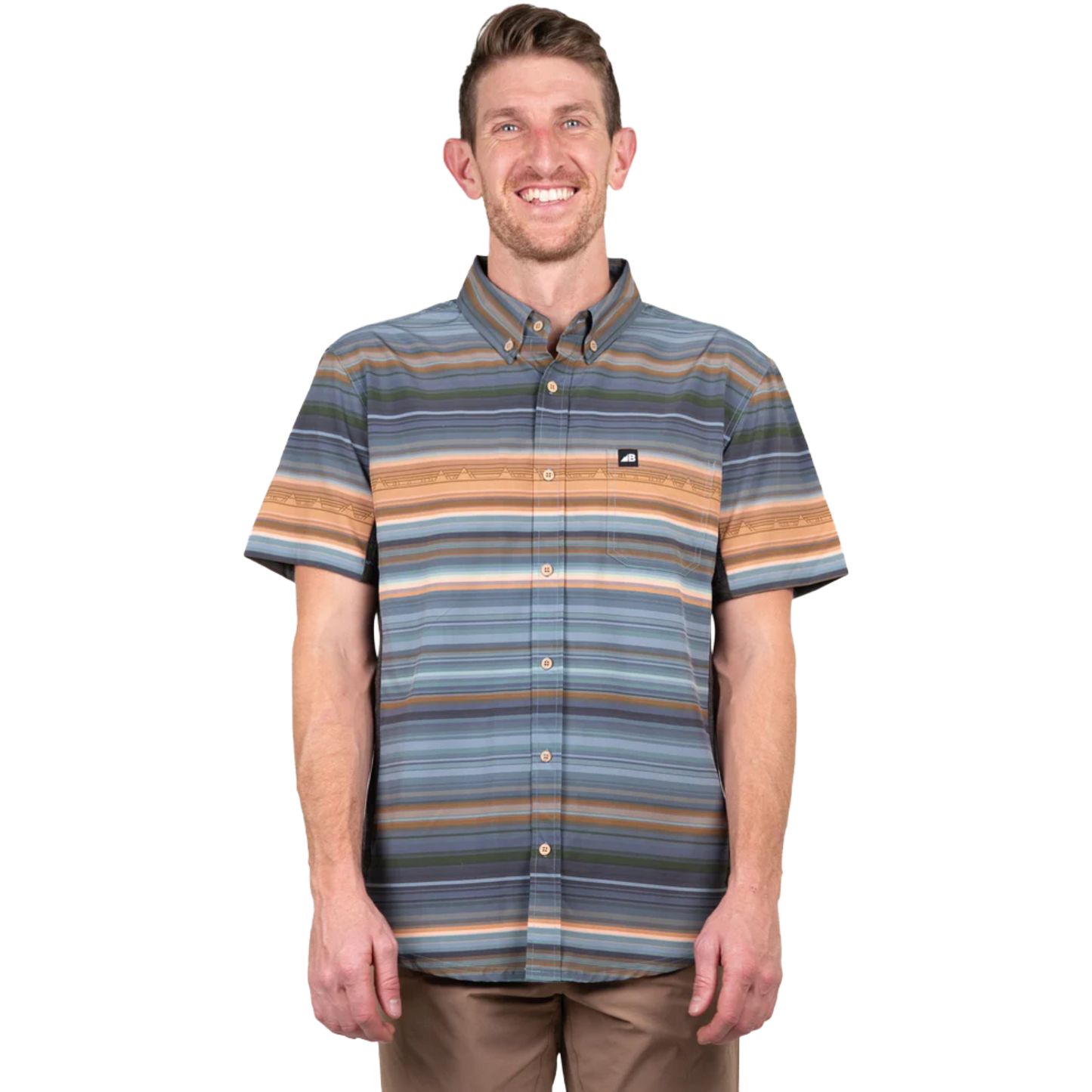 Belong Designs Vista Stretch Button Down - Men's