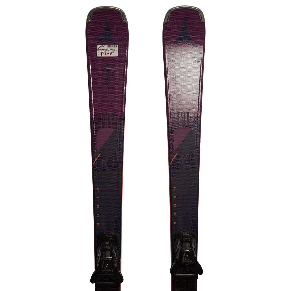 Atomic Cloud Q9 Skis + M 10 GW Black/Berry Binding's - Women's