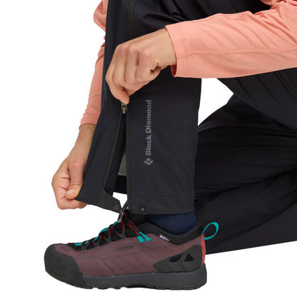 Black Diamond Fineline Stretch Full Zip Pants - Women's