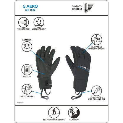 Camp G Aero-Black Glove