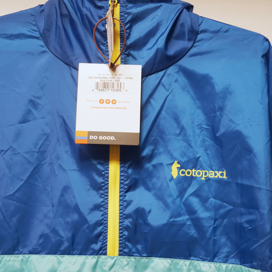 Cotopaxi Teca Windbreaker Half-Zip, Blue Crush - Unisex (S)