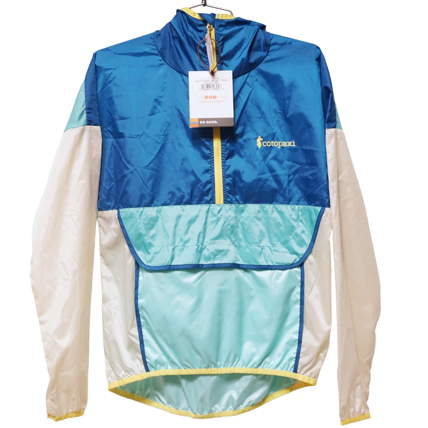 Cotopaxi Teca Windbreaker Half-Zip, Blue Crush - Unisex (S)