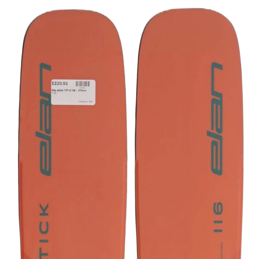 Elan Ripstick 116, Flat Skis (Never Mounted)