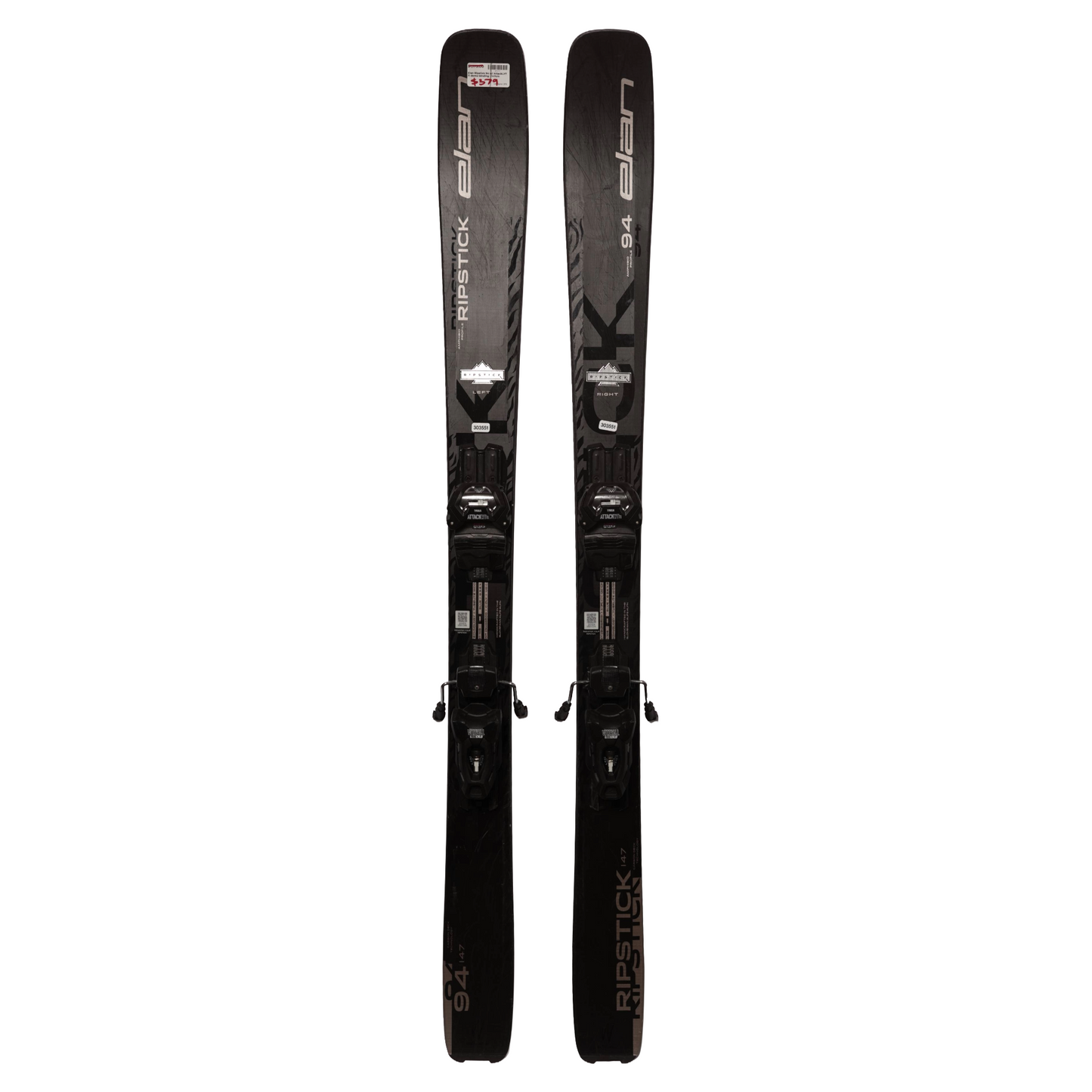 Elan Ripstick 94 Skis + AttackLYT 11 Demo Binding - Women's