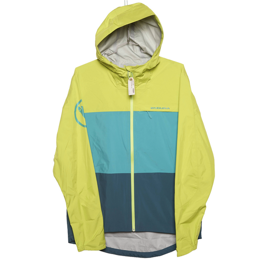 Endura SingleTrack Waterproof Jacket II, Lime Green - Men's