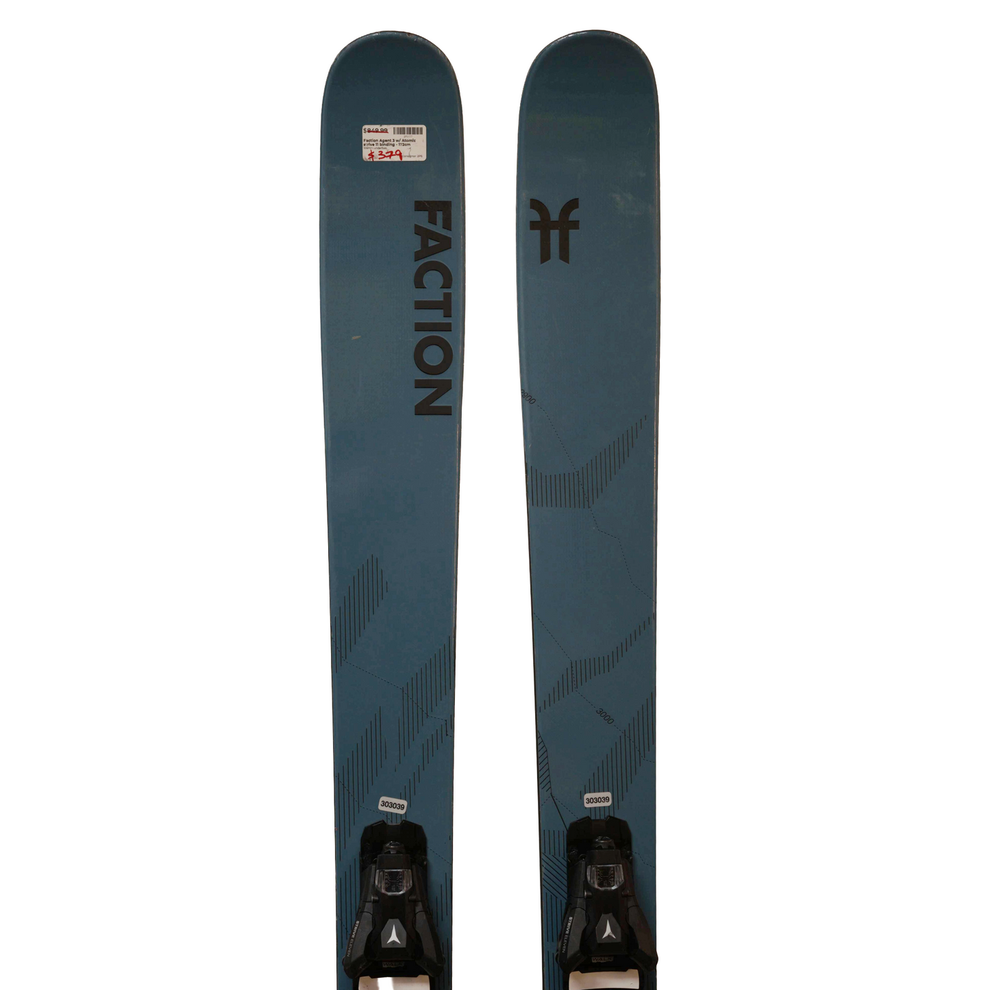 Faction Agent 3 Ski's + Atomic Strive 11 Binding's - (172cm & 188cm)