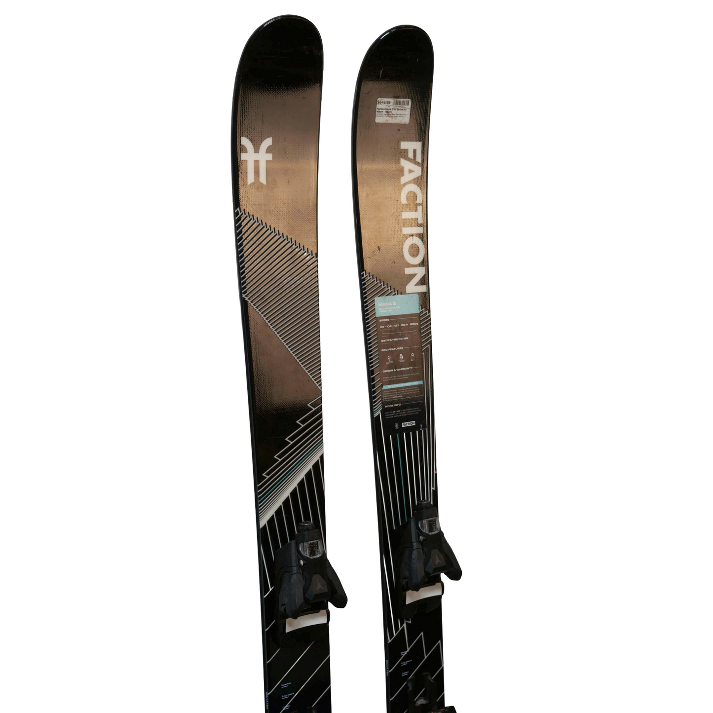 Faction Mana 2 Skis + Strive 14 Binding's - (166cm)