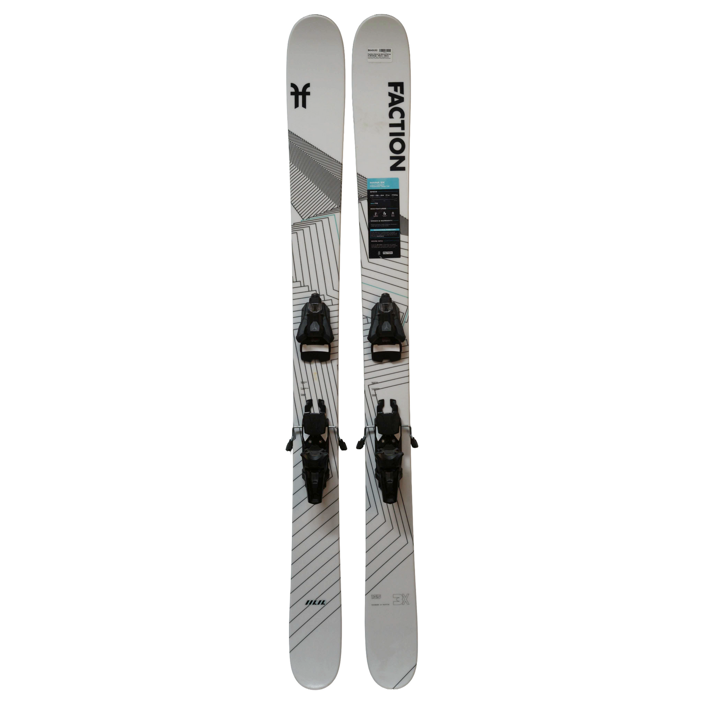 Faction Mana 3x Ski's + Strive 14 Bindings - (165cm)