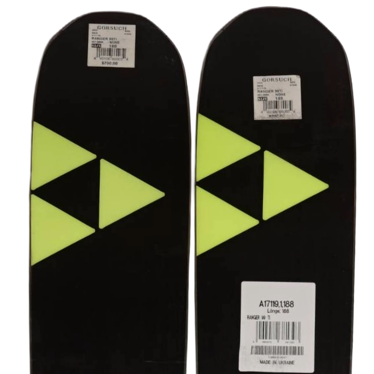 Fischer Ranger 99 Flat Skis (Never Mounted)