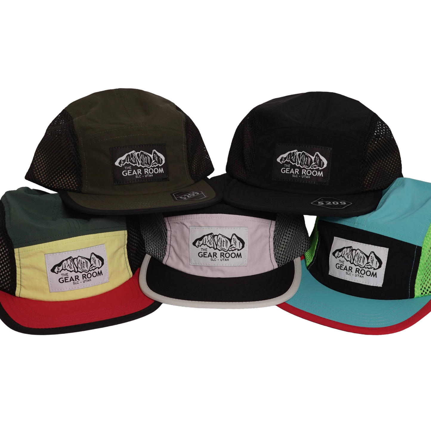 The Gear Room 5-Panel Mesh Hats