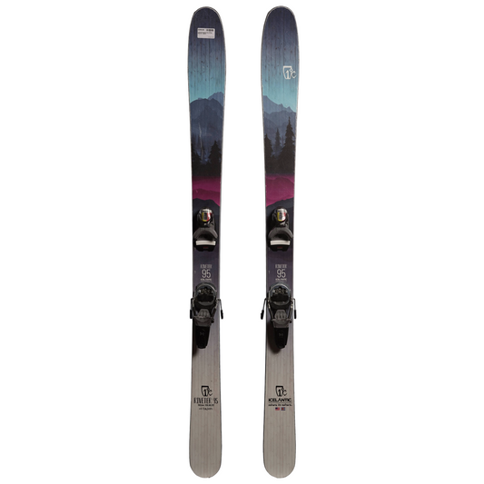 Icelantic Riveter 95 Skis + Look Pivot 12 Bindings - Women's