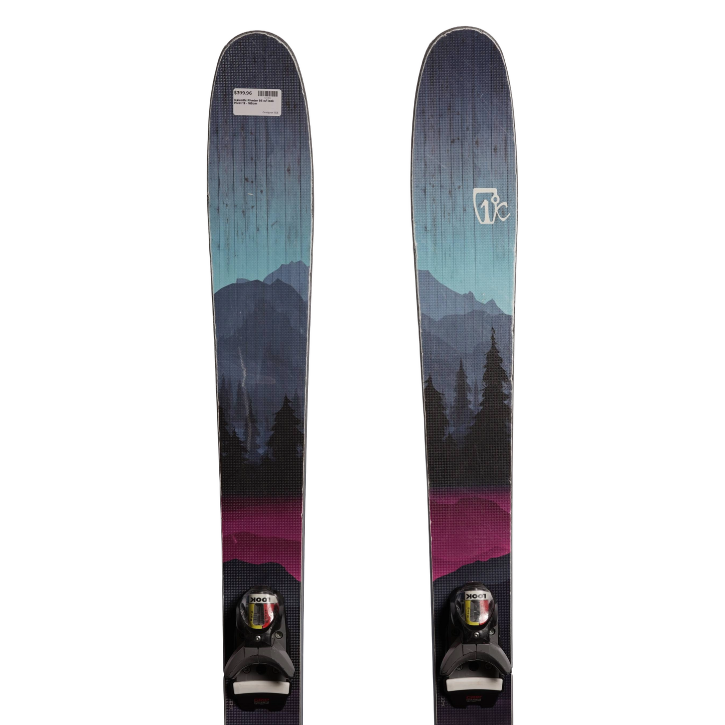 Icelantic Riveter 95 Skis + Look Pivot 12 Bindings - Women's