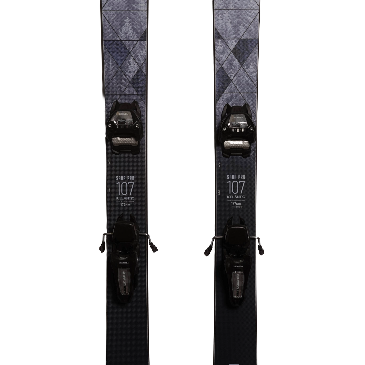 Icelantic SABA Pro 107 Skis + Marker Griffon 13 Bindings - Men's